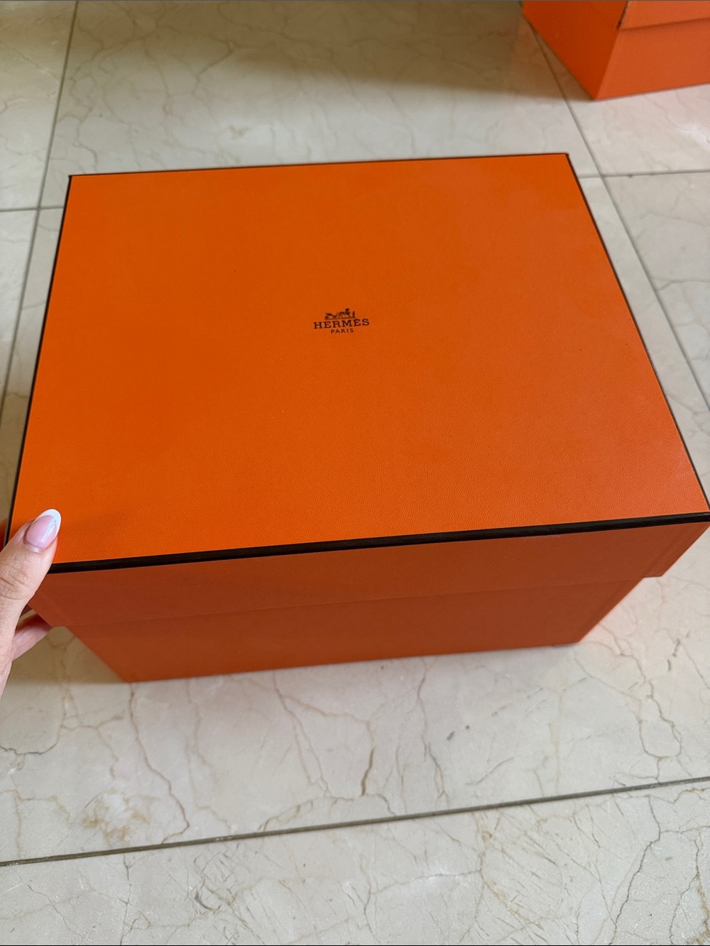 Hermès Iconic Orange Gift Box 12.5 x 7.5 x 8 inch big box